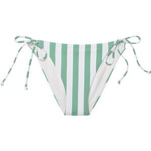 Victoria’s Secret ✦ Green Stripe String Bottom ✦ Cheeky Bikini Sz M NWT